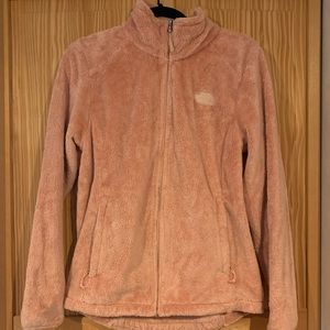 the north face soft zip up